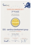 CareOrganise, 2nd place EuroCloud Awards 2017 / Europe