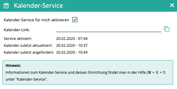 Kalender-Service